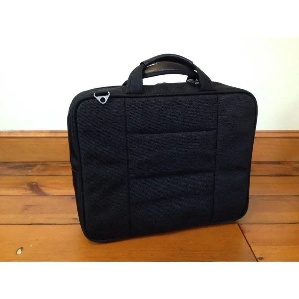 Codi Black Shoulder Messenger Bag Laptop Case Carry-On Luggage Attache 16